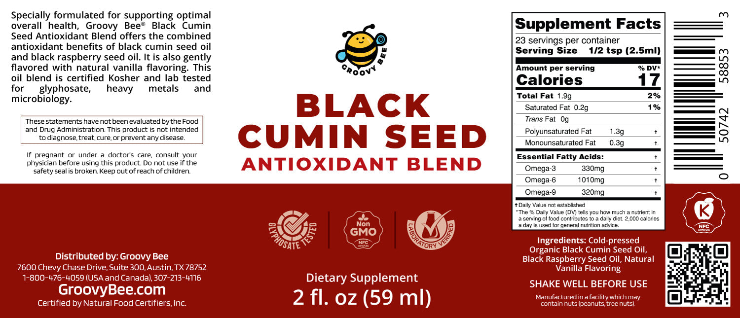 Black Cumin Seed Antioxidant Blend 2 fl oz (59 ml) (6-Pack)