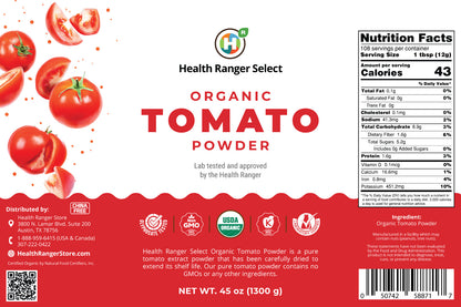 Organic Tomato Powder 45oz (1300g) 