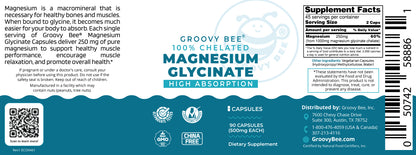 Magnesium Glycinate High Absorption 500mg 90 Caps