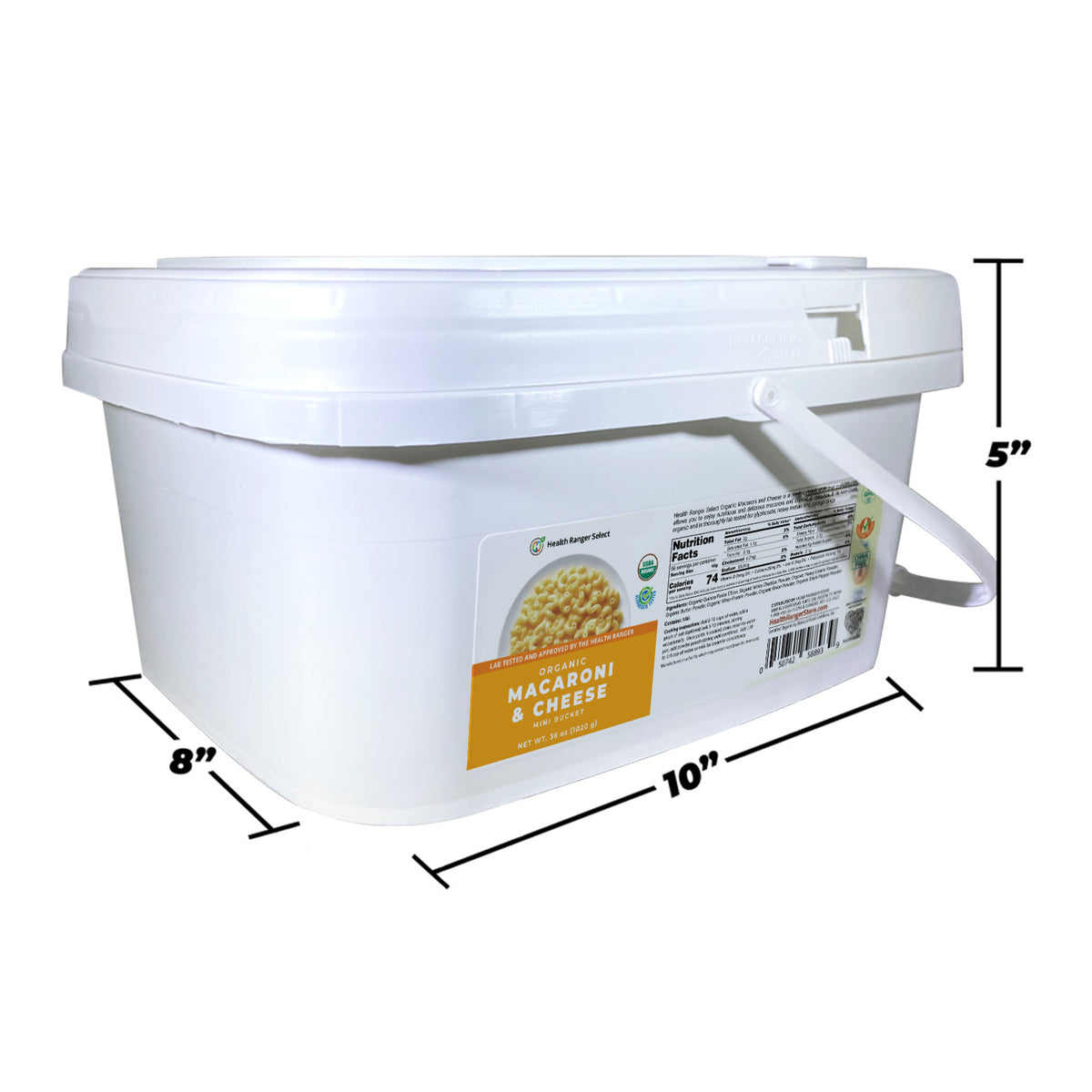 The Health Ranger's Organic Wheat-Free Macaroni & Cheese with NO Added ...
