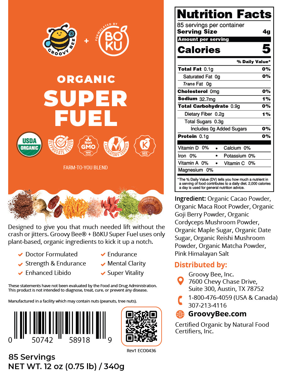 Organic Super Fuel 12oz (0.75 lb) / 340 g