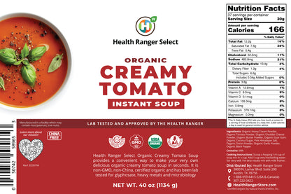 Organic Creamy Tomato Instant Soup 40 oz (1134g) 