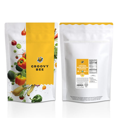 Organic Powdered Chicken Bone Broth 8 oz (226g)