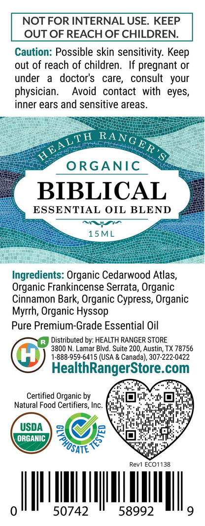 Organic Biblical Essential Oil 0.5oz (15ml)