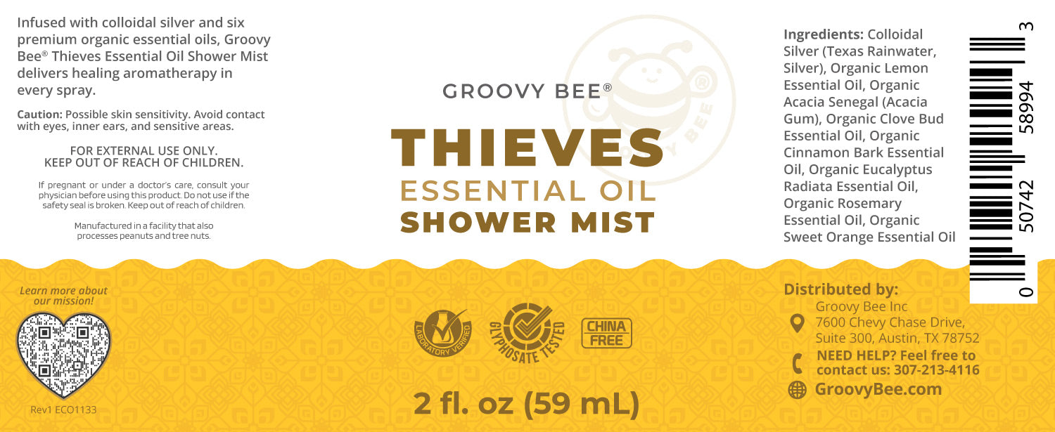 Thieves Essential Oil Shower Mist 2 fl oz (59 ml)