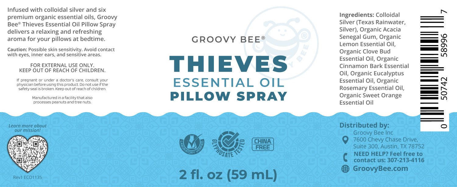Thieves Essential Oil Pillow Spray 2 fl oz (59 ml)
