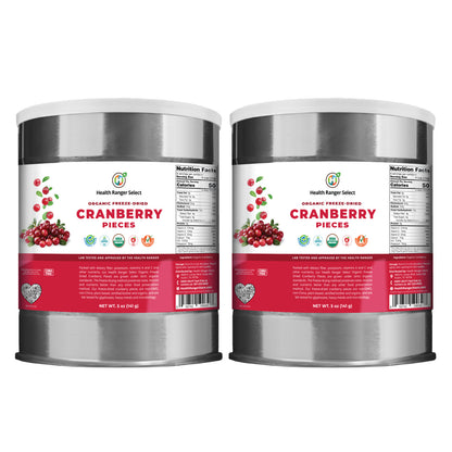 Organic Freeze Dried Cranberry Pieces 5 oz (141g) 
