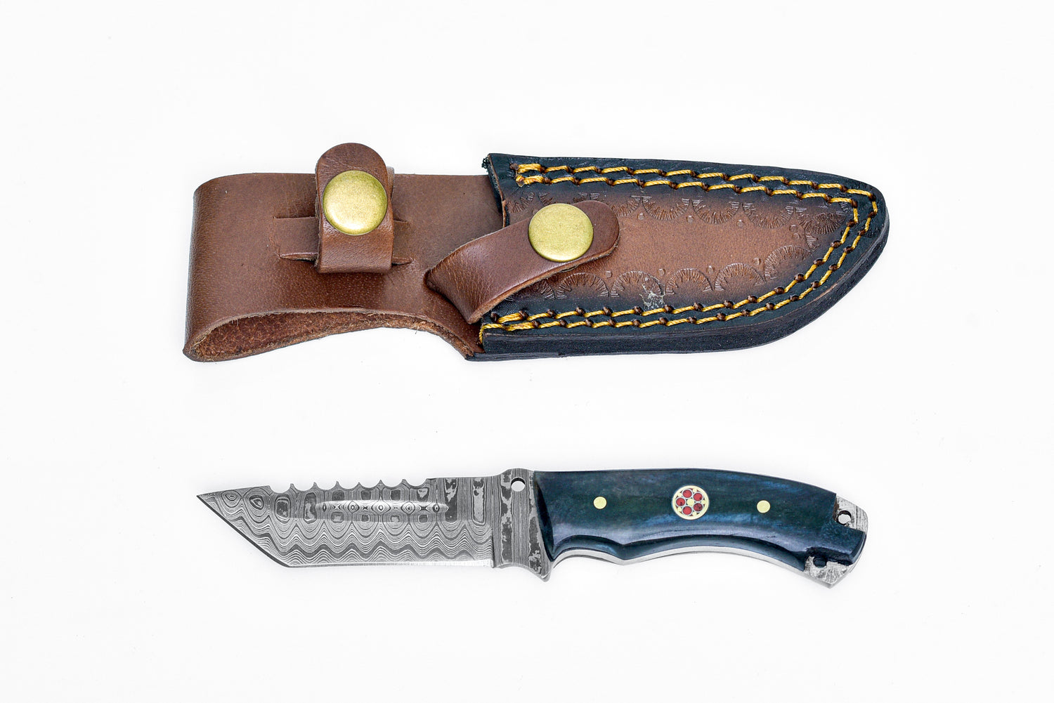 Damascus Steel EDC Style Tanto Compacto TD-39xs