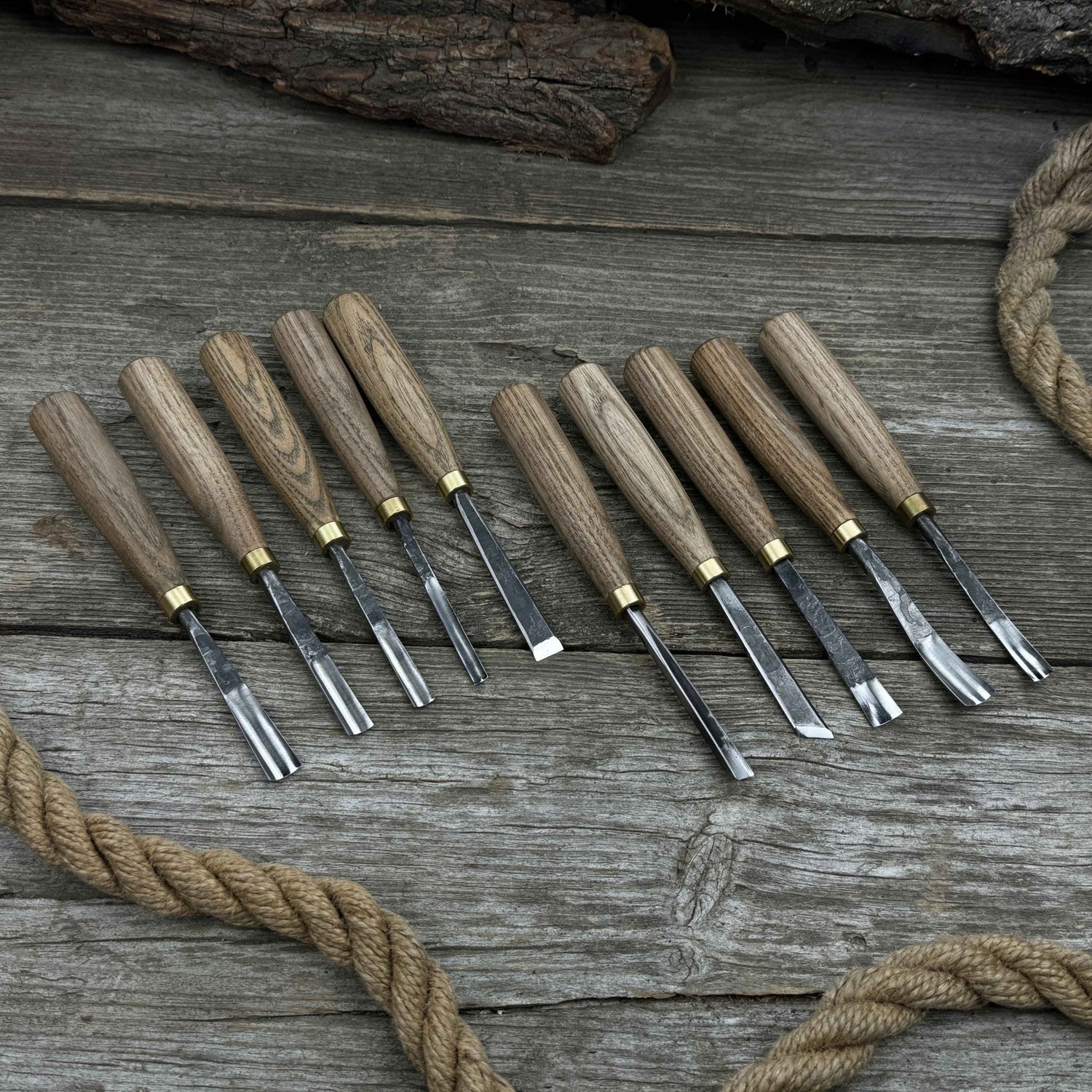 10-Piece Wood Carving Chisel &amp; Gouge Set
