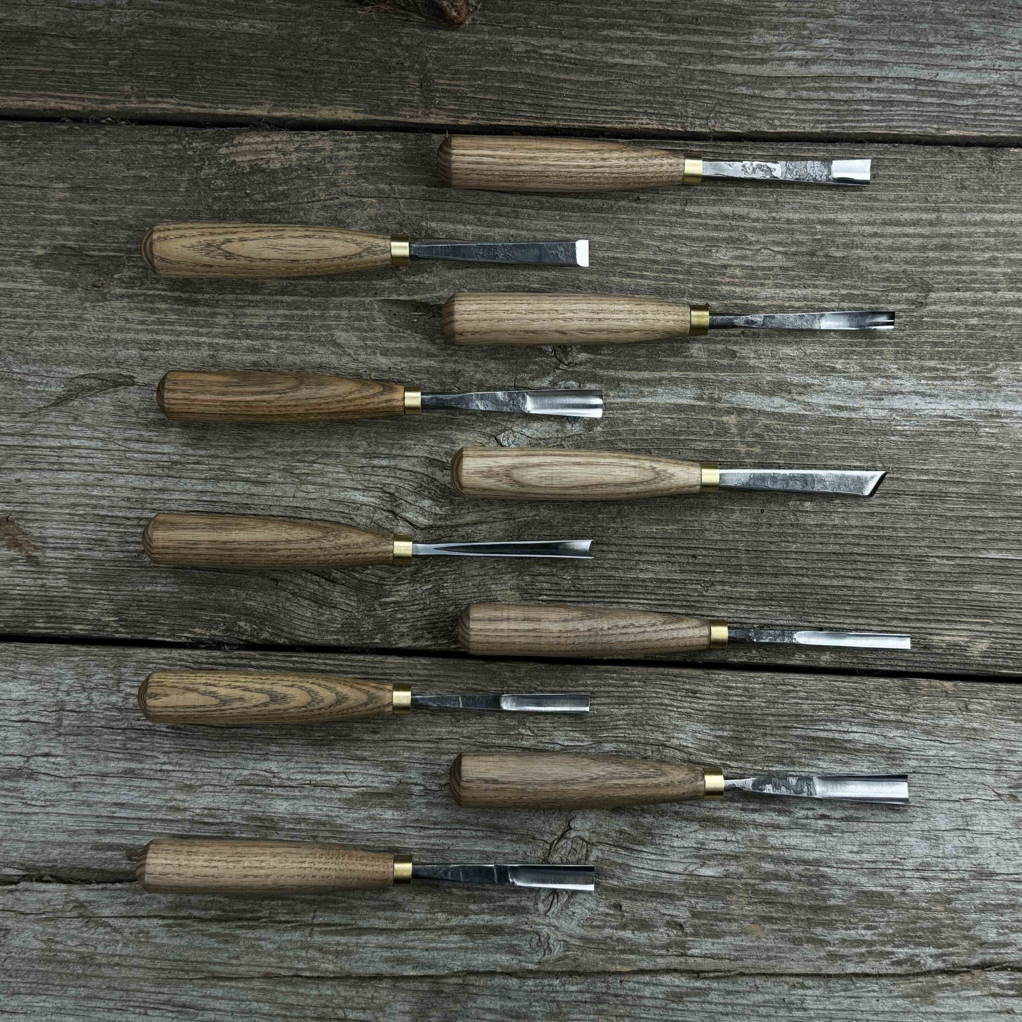 10-Piece Wood Carving Chisel &amp; Gouge Set