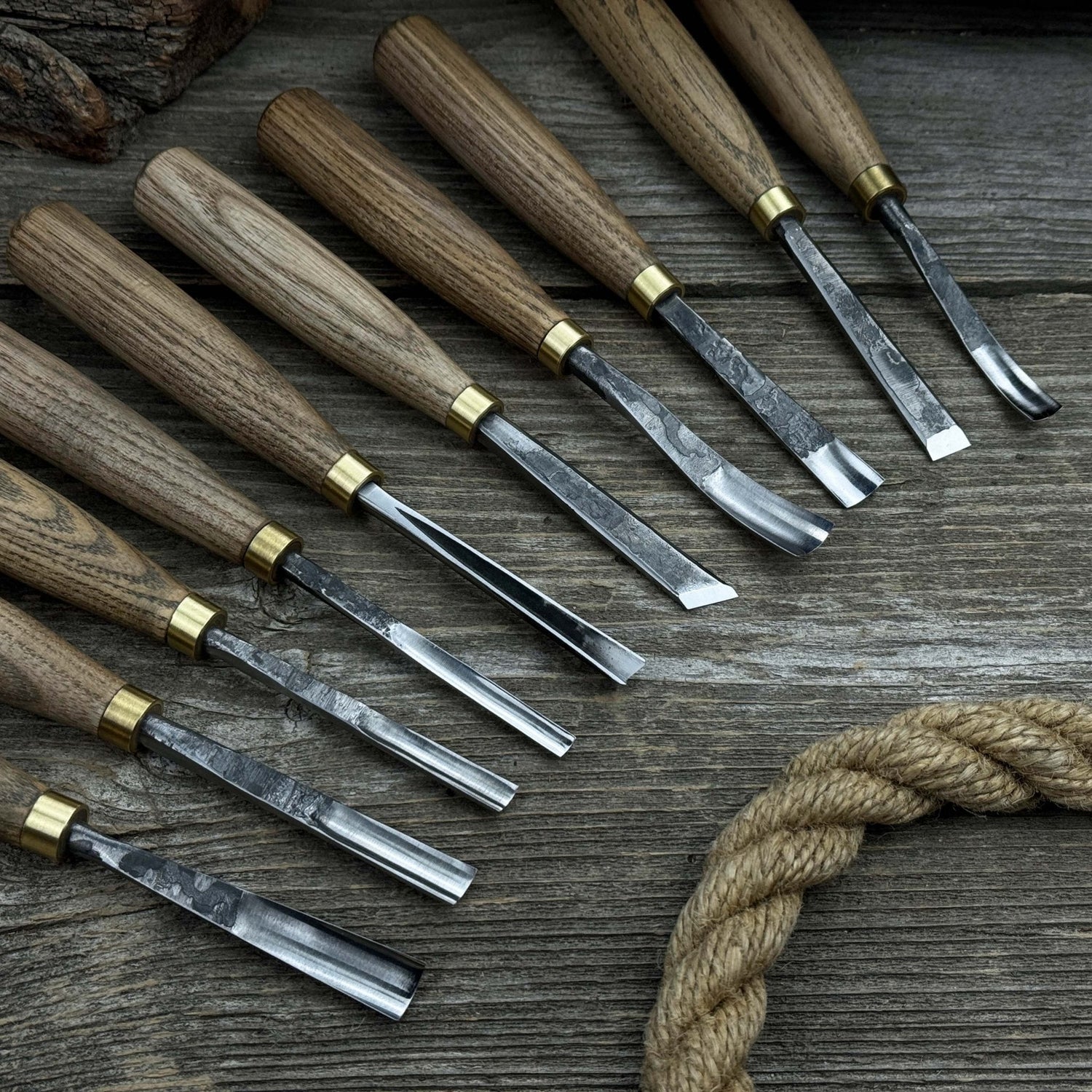 10-Piece Wood Carving Chisel &amp; Gouge Set