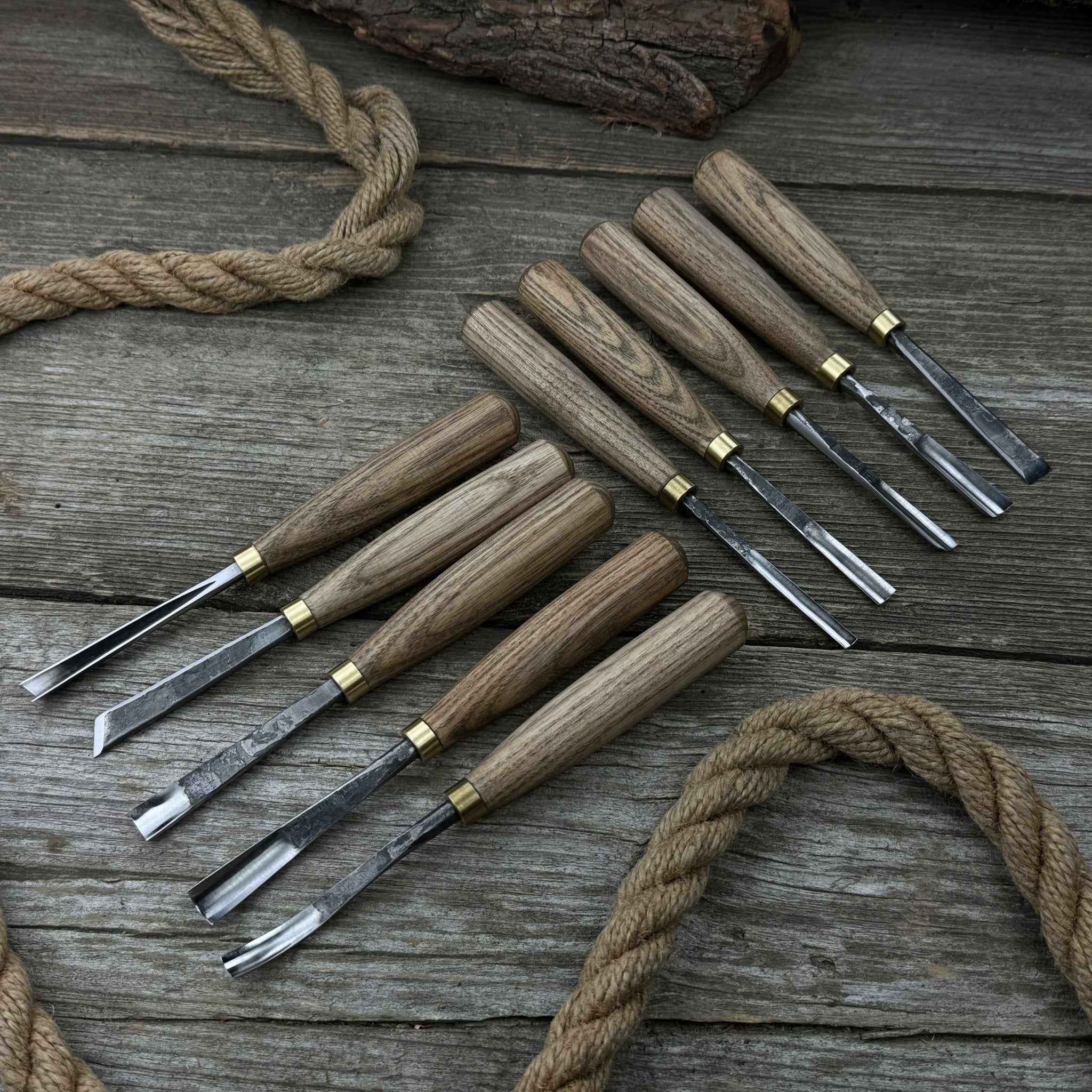 10-Piece Wood Carving Chisel &amp; Gouge Set