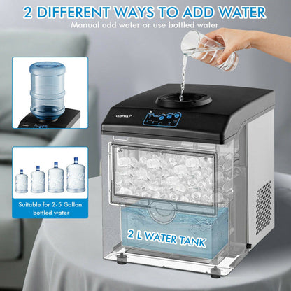 2-in-1 Ice Maker &amp; Water Dispenser