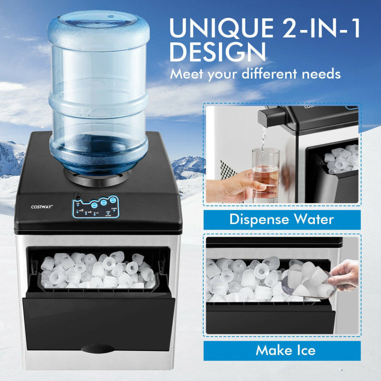 2-in-1 Ice Maker &amp; Water Dispenser