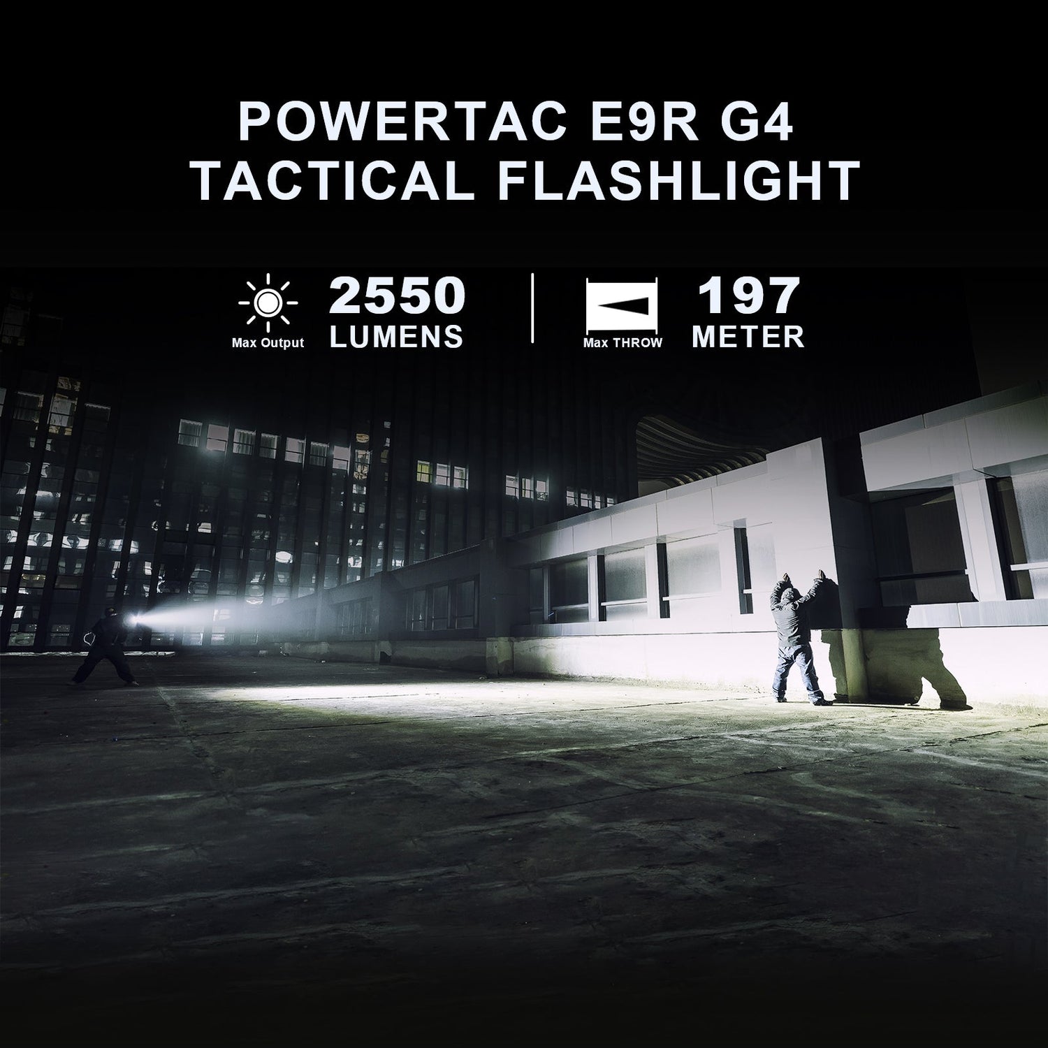 E9R GEN4 - 2,550 Lumen Tactical EDC Flashlight