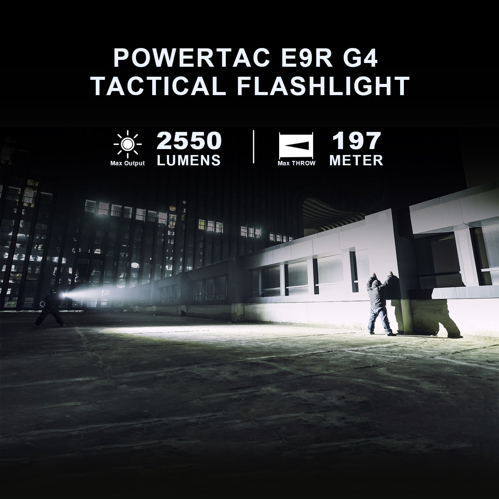 E9R GEN4 - 2,550 Lumen Tactical EDC Flashlight