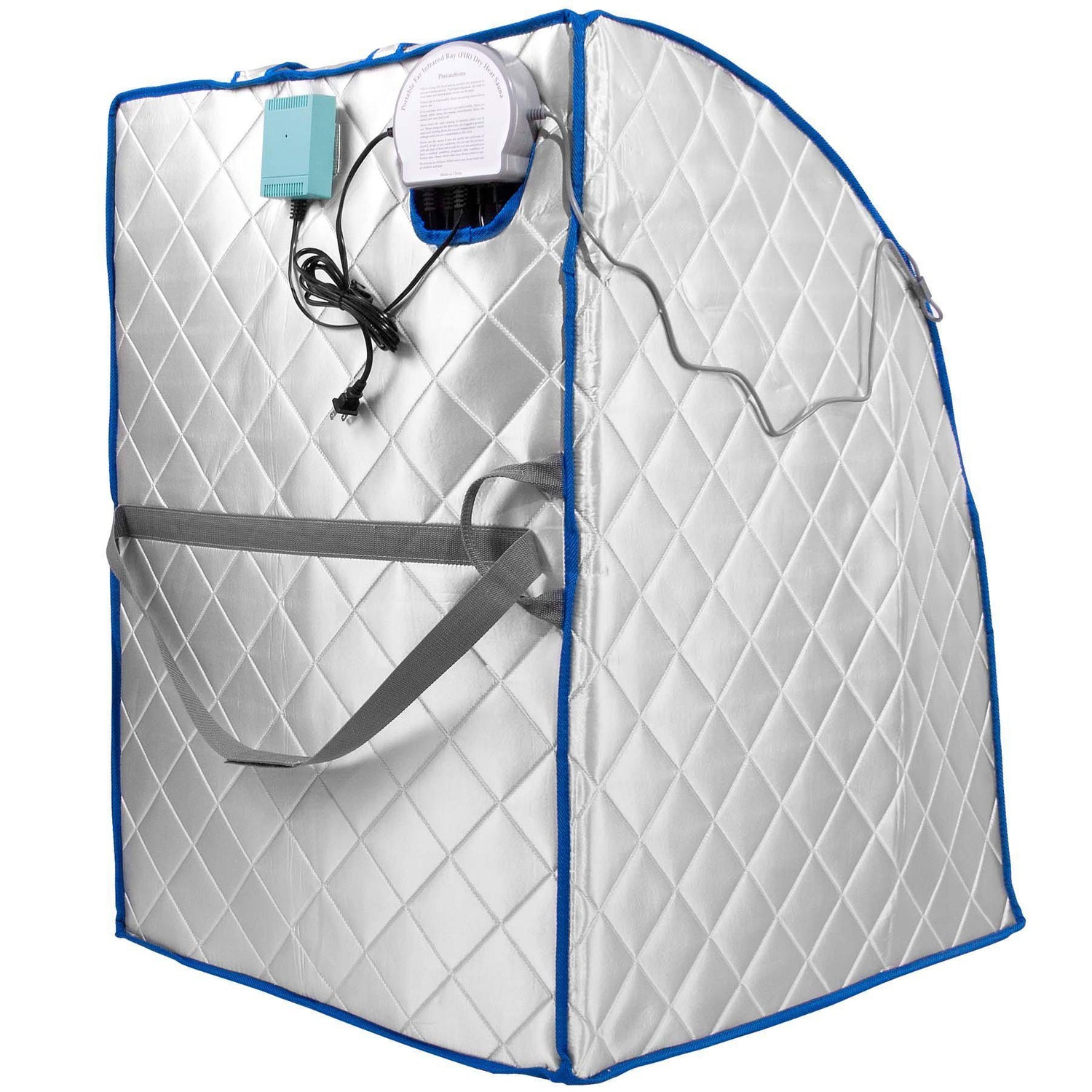 Infrared Heated Personal Sauna with Air Ionizer Generator, 5+ Temperature Levels &amp; up to 30 minutes