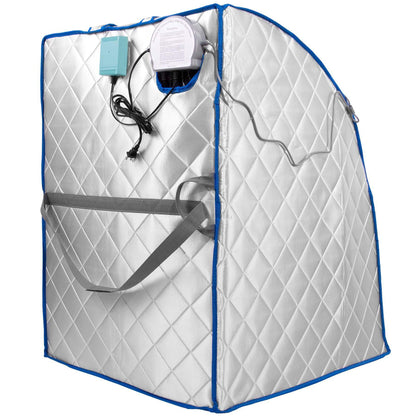 Infrared Heated Personal Sauna with Air Ionizer Generator, 5+ Temperature Levels &amp; up to 30 minutes