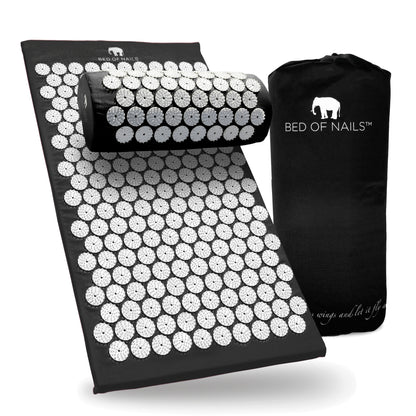 BON Acupressure Mat &amp; Pillow - Black