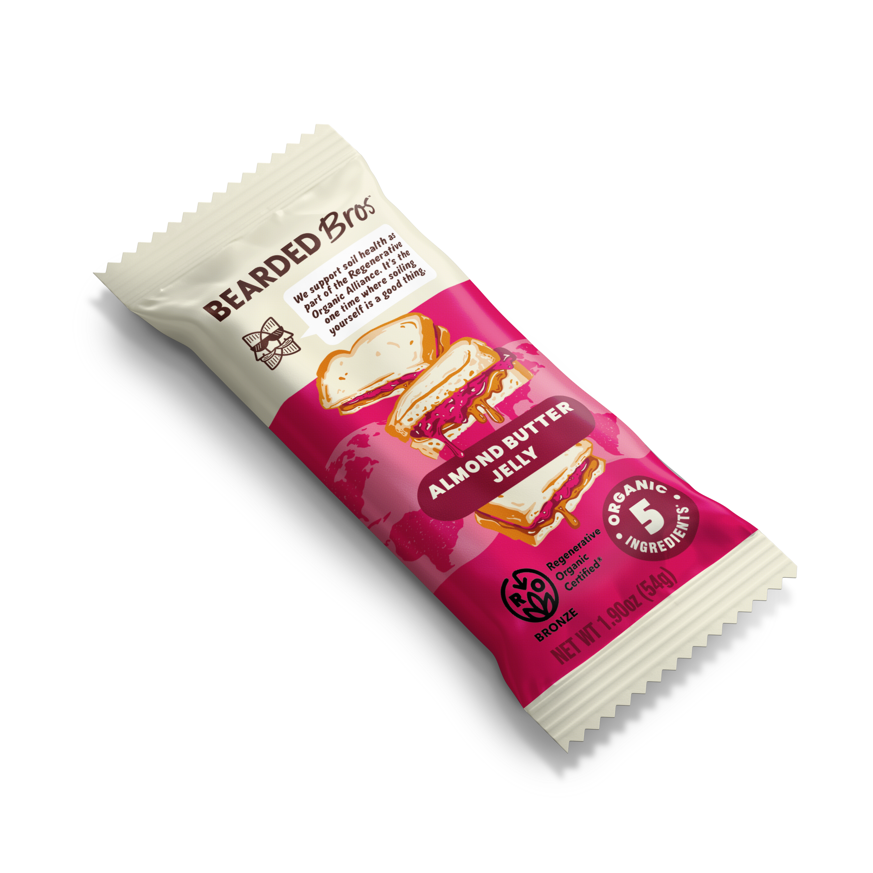 Regenerative Organic Certified® Almond Butter Jelly Bars (10-Pack)