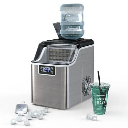 Portable Ice Maker with Scoop &amp; Basket