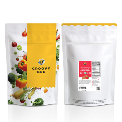 Organic Freeze-Dried Crunchy Munchies Banana and Strawberry 2oz (57g)