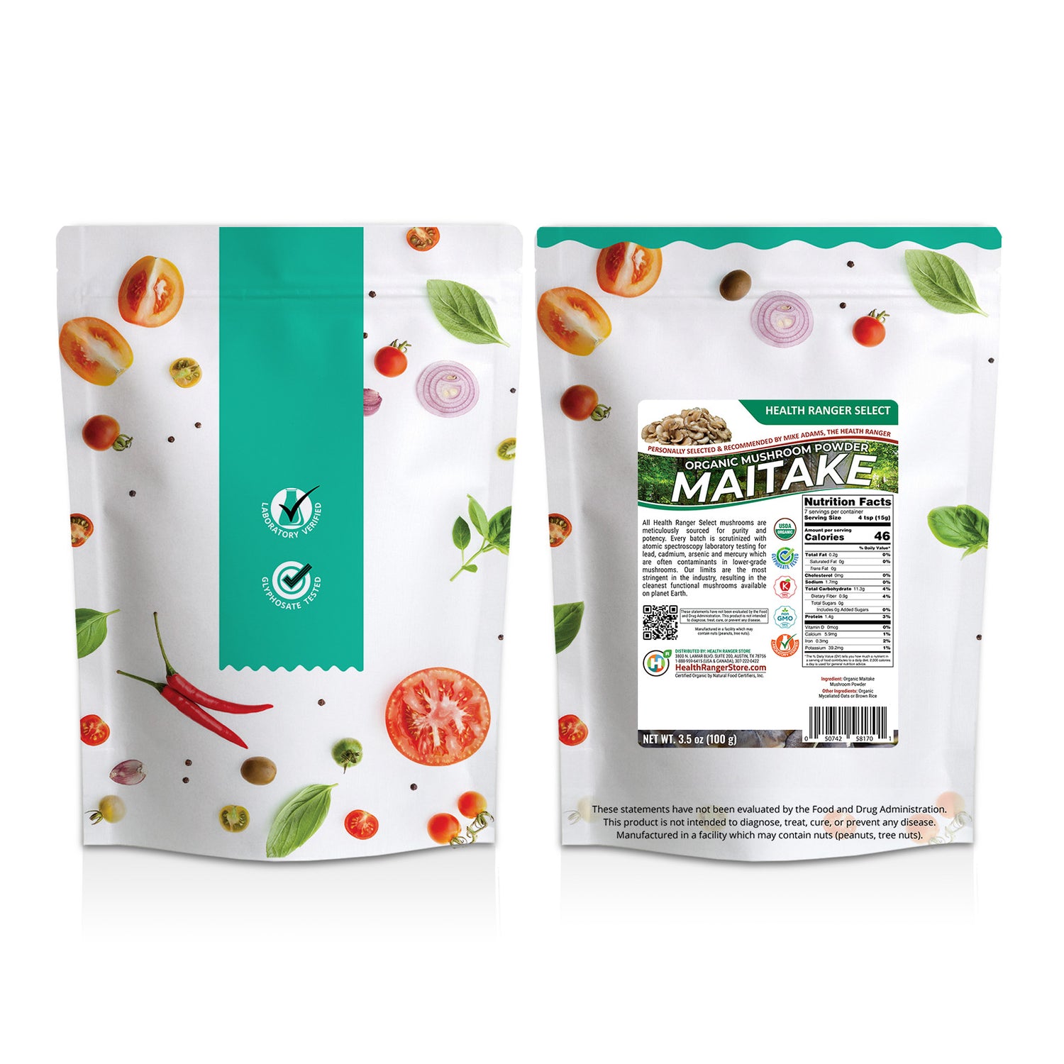 Organic Maitake Mushroom Powder 100g