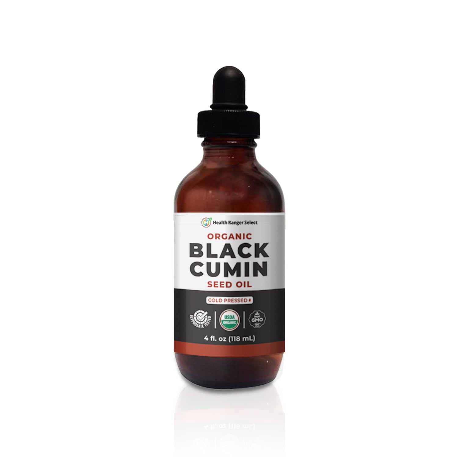 Organic Black Cumin Seed Oil 4oz (118 ml)