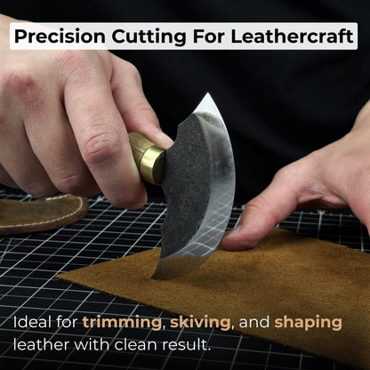 2-Piece Rounded Leather Knife Set