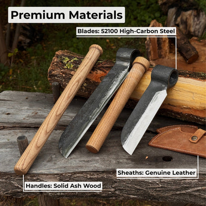 2-Piece Splitting Froe Set