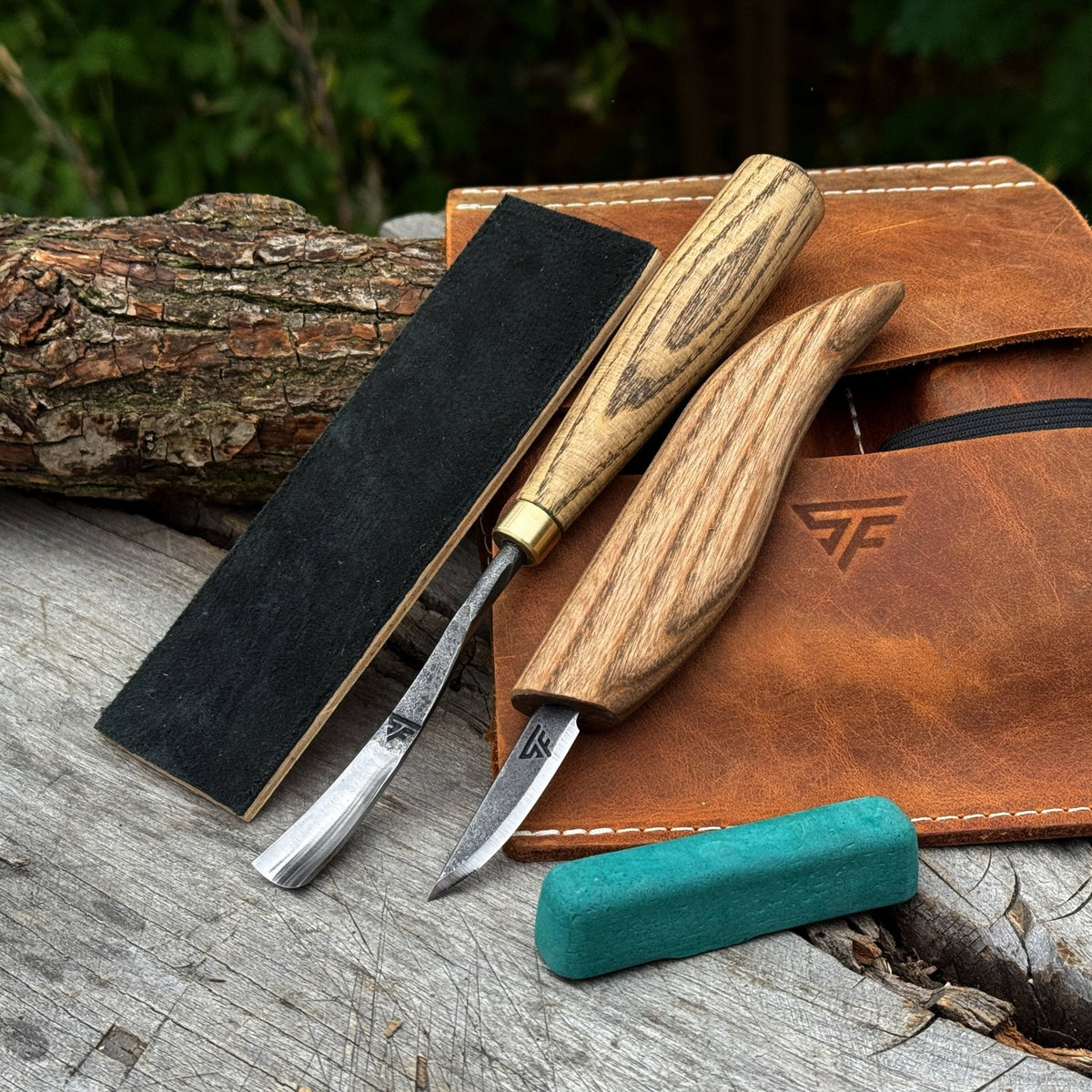 2-Piece Wood Carving Set