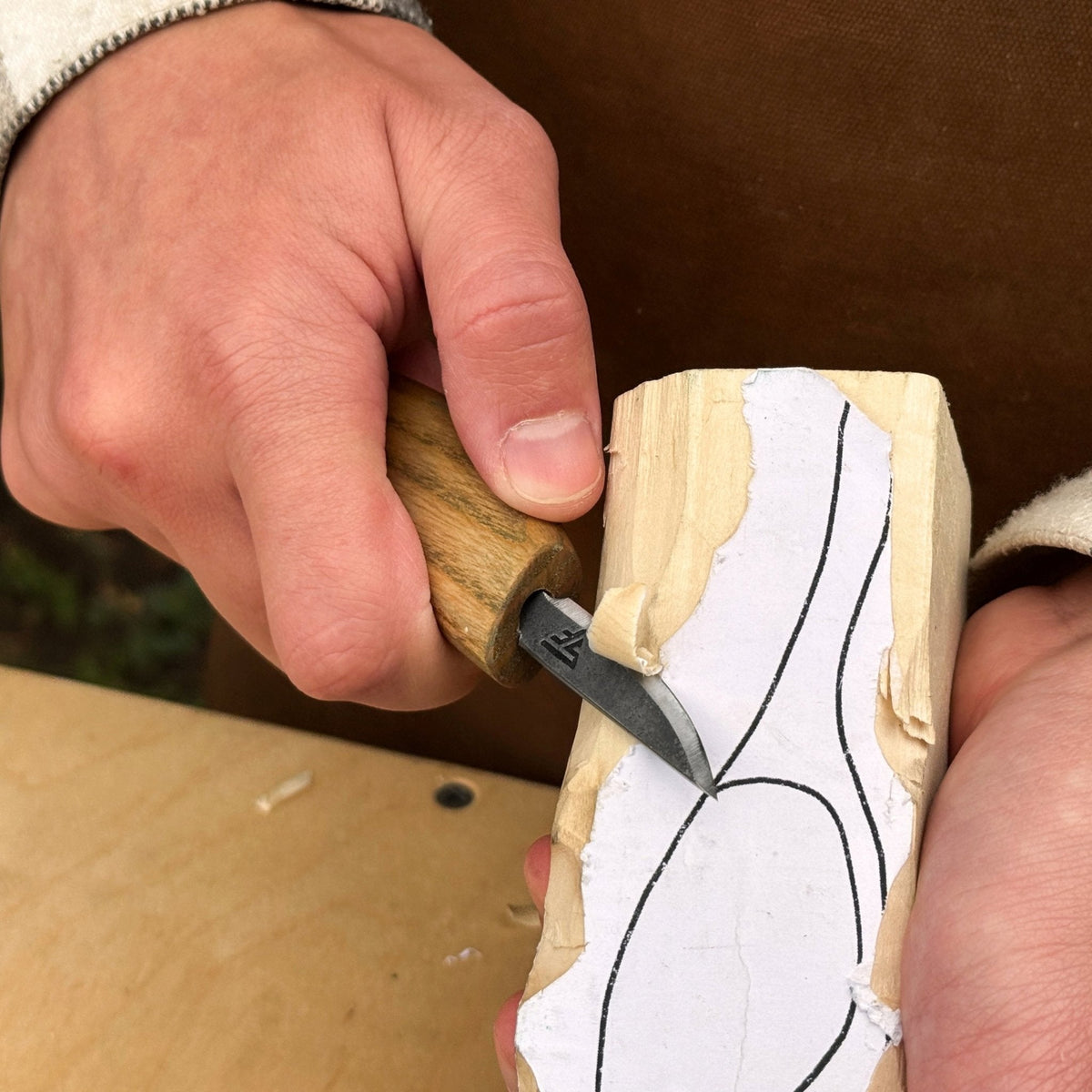 2-Piece Wood Carving Set