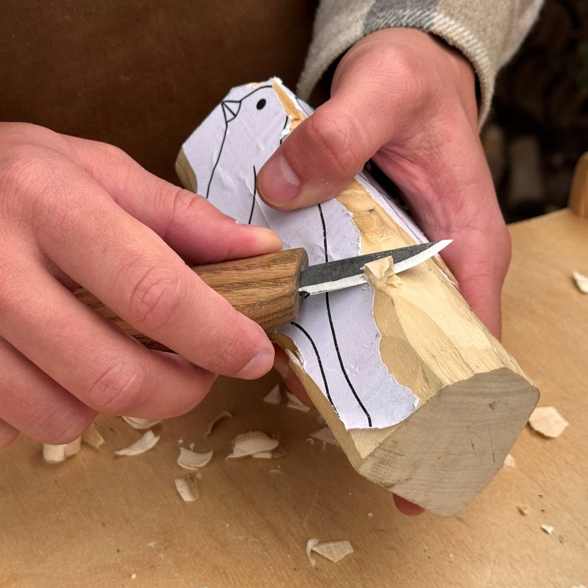 2-Piece Wood Carving Set
