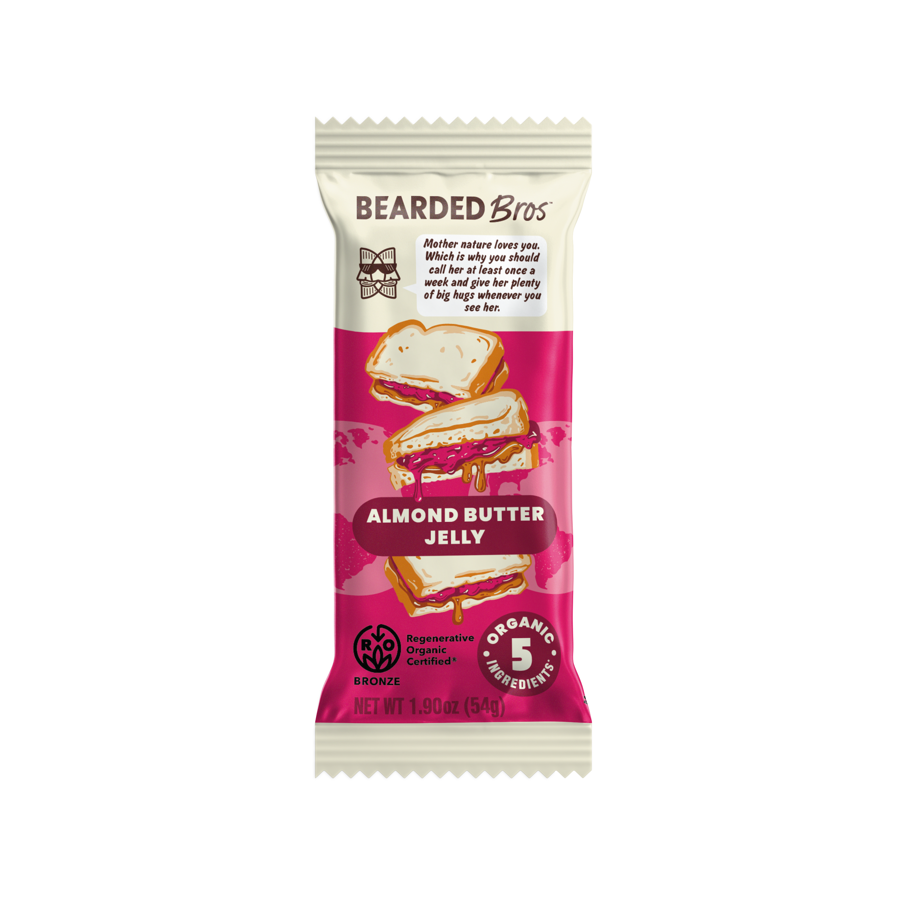 Regenerative Organic Certified® Almond Butter Jelly Bars (10-Pack)