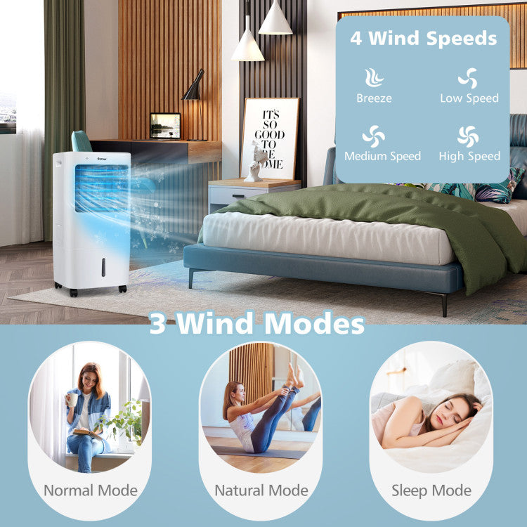 3-in-1 Air Cooler – Fan &amp; Humidifier with Remote