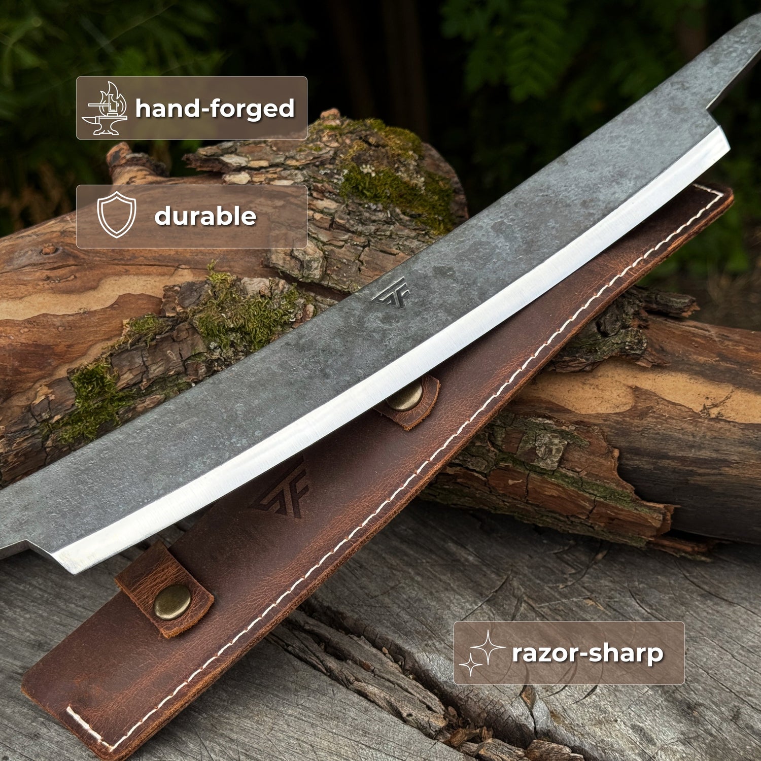 Curved Draw Knife (Push/Pull Shave), 25.5 cm (10 inch) Cutting Edge