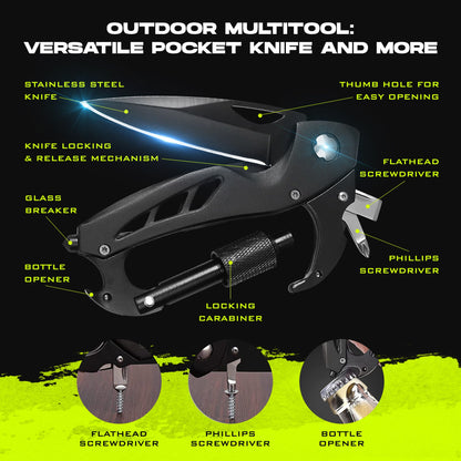 2-Pack Carabiner Knives