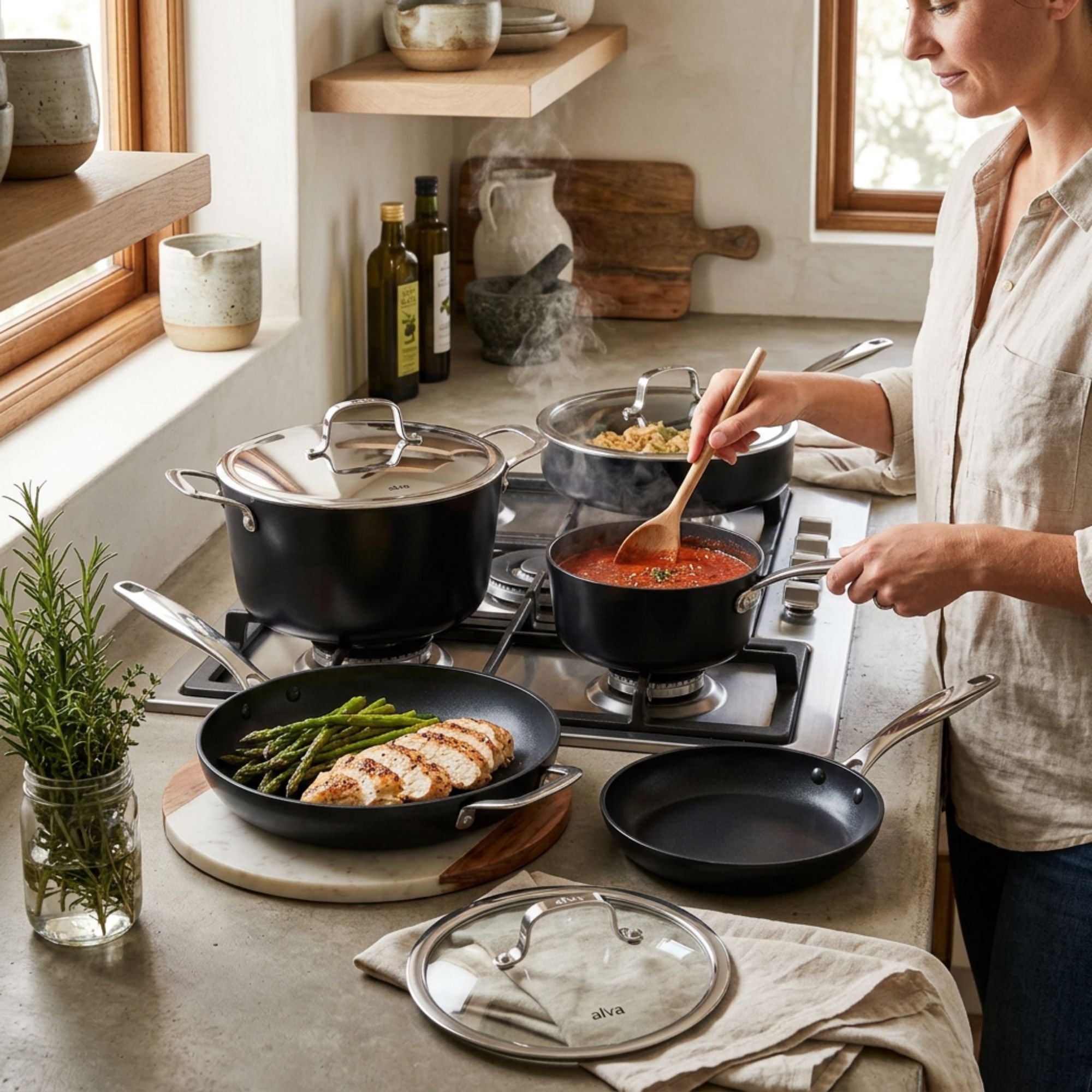 Ceramic Nonstick 12-Piece Set