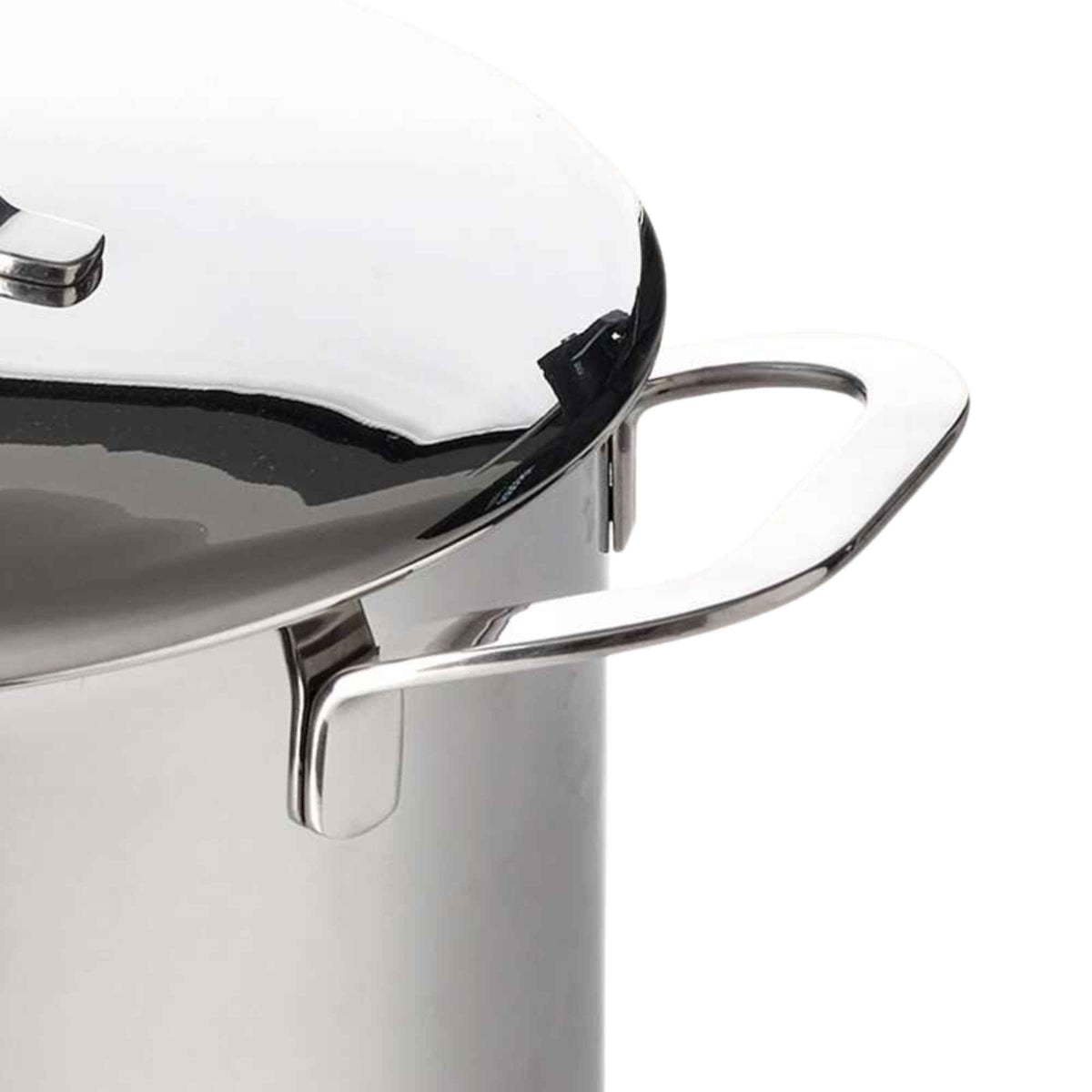 5-Ply Stainless Stock Pot with Lid, 7-Qt