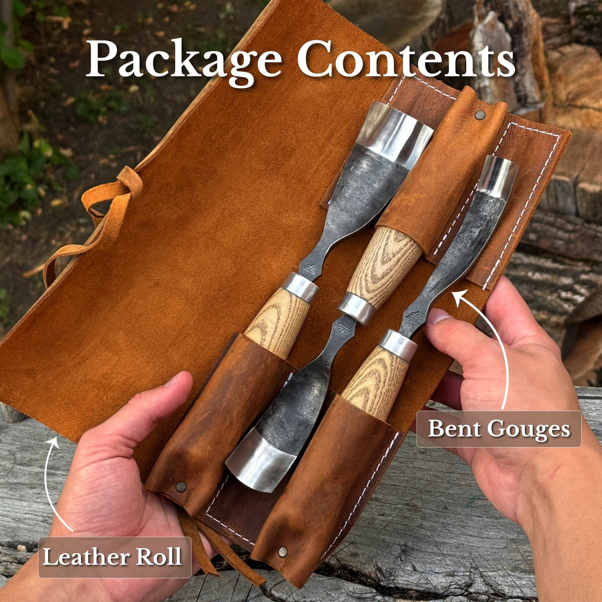 3-Piece Bent Gouge Set