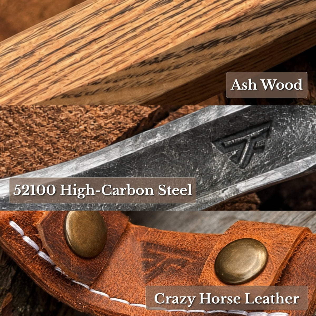 3-Piece Carving Knife Set for Spoon Carving
