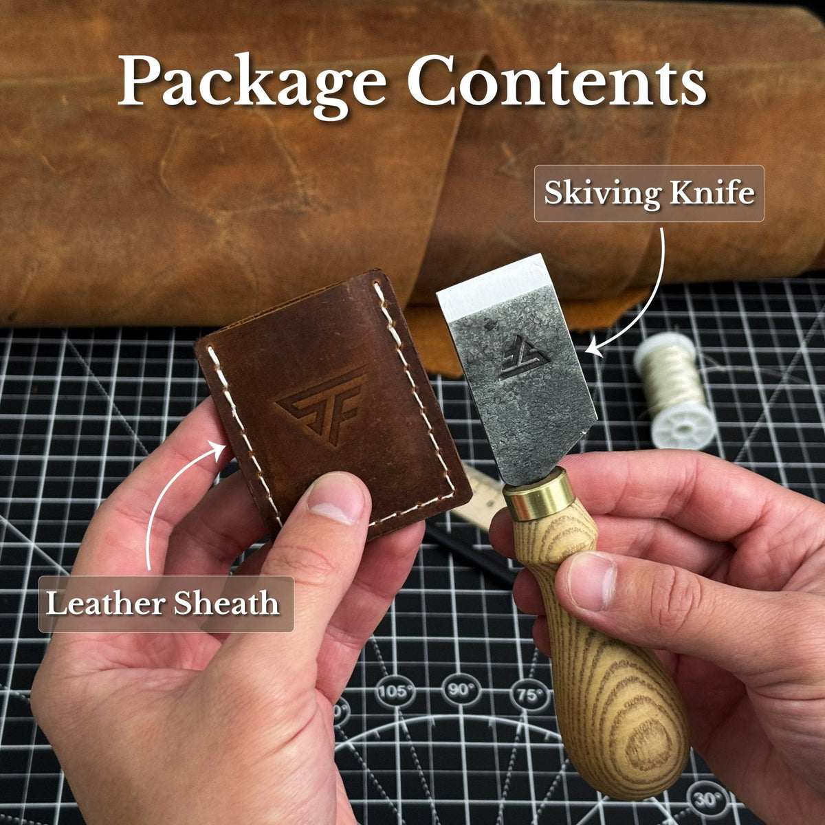 3-Piece Leatherworking Tool Set
