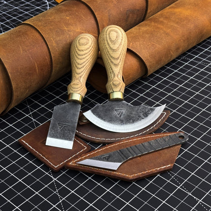 3-Piece Leatherworking Tool Set