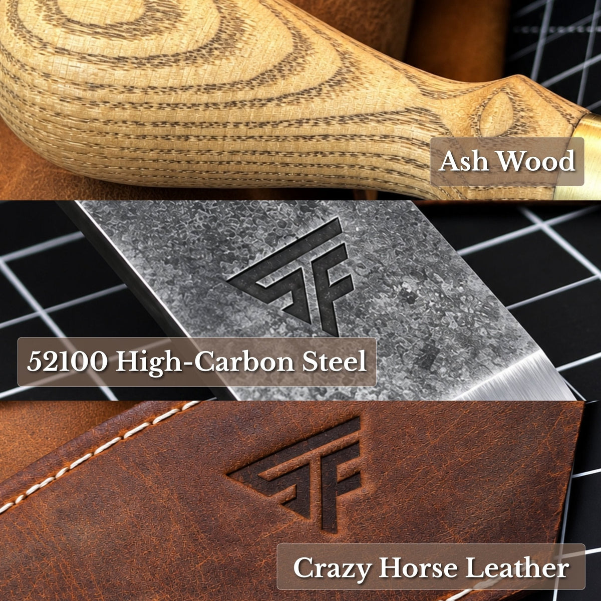 3-Piece Leatherworking Tool Set