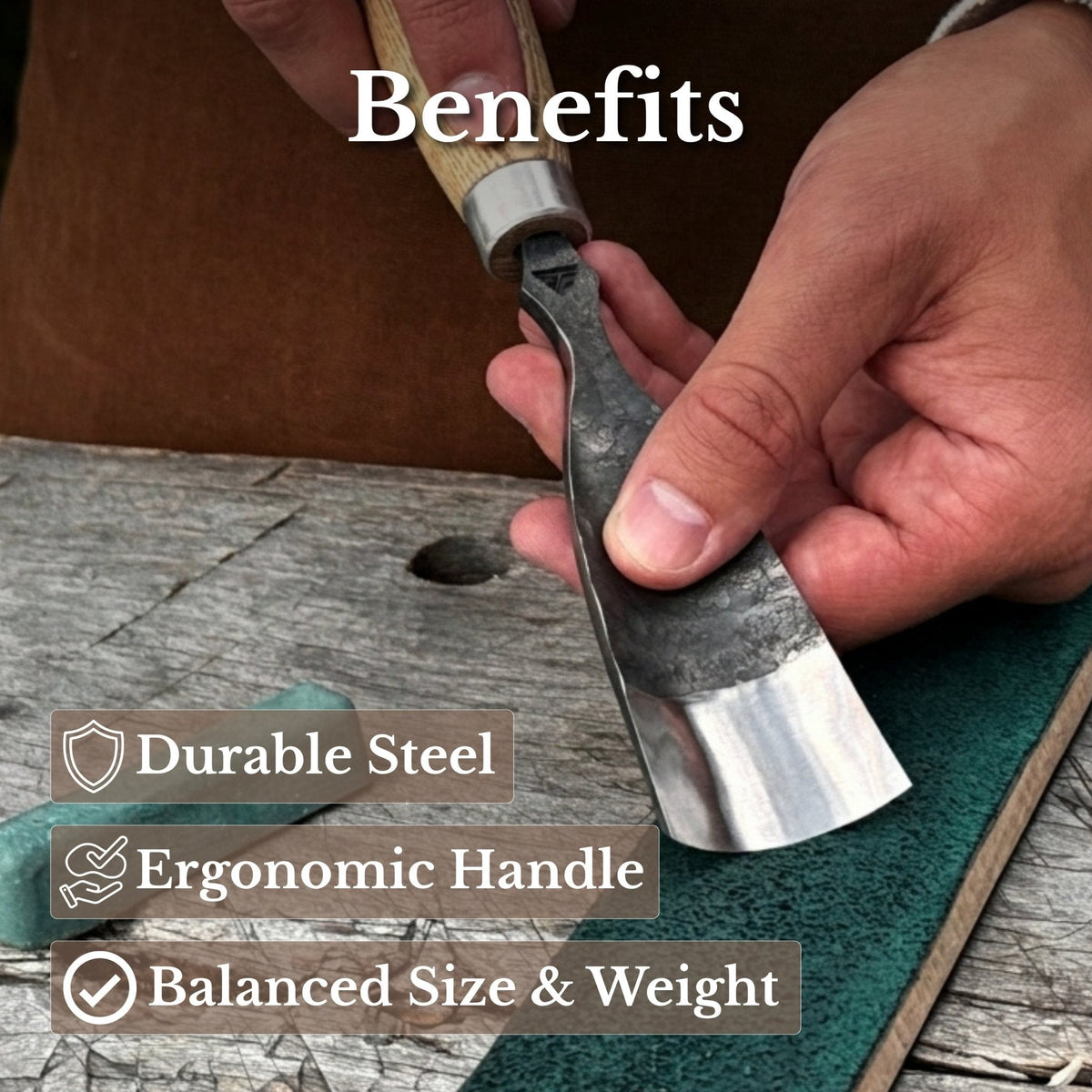 3-Piece Straight Rounded Chisel Set