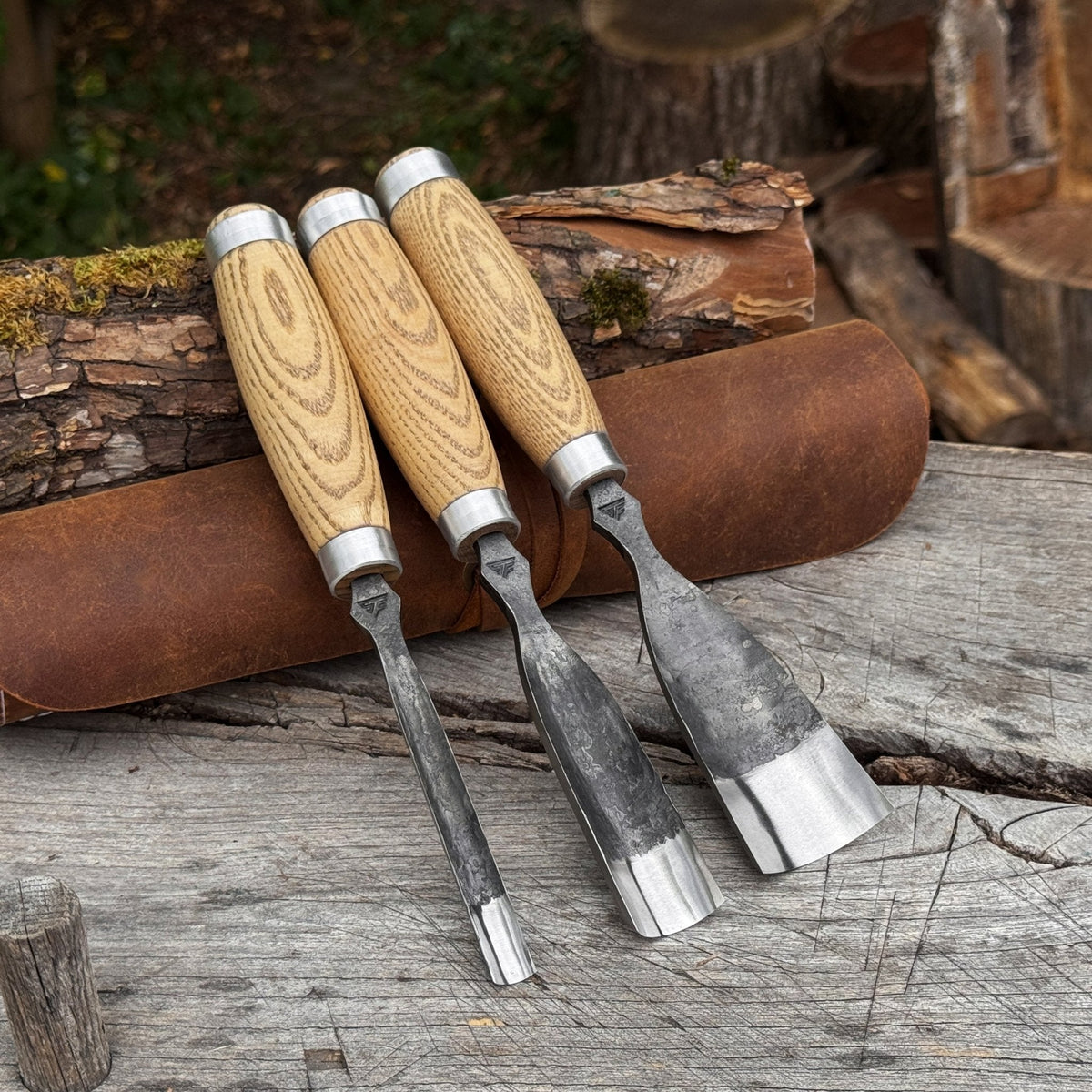 3-Piece Straight Rounded Chisel Set