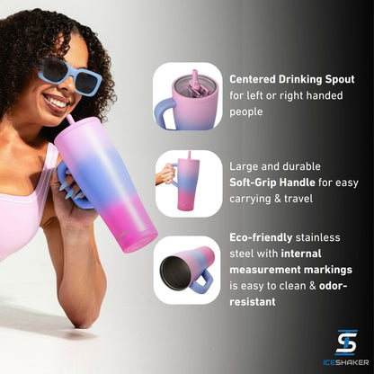 Ice Shaker Legend Series Stainless Steel Shaker Bottles