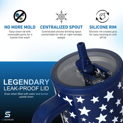 Ice Shaker Legend Series Stainless Steel Shaker Bottles