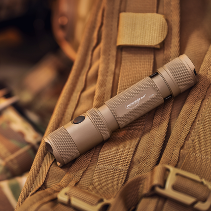 Powertac M5 Gen3 Tactical EDC Flashlight | 2030LM Super Bright | Auto-Magnetic Charge | IPX8 Waterproof &amp; 2M Drop Resistant | 1-Inch Picatinny Mount Compatible