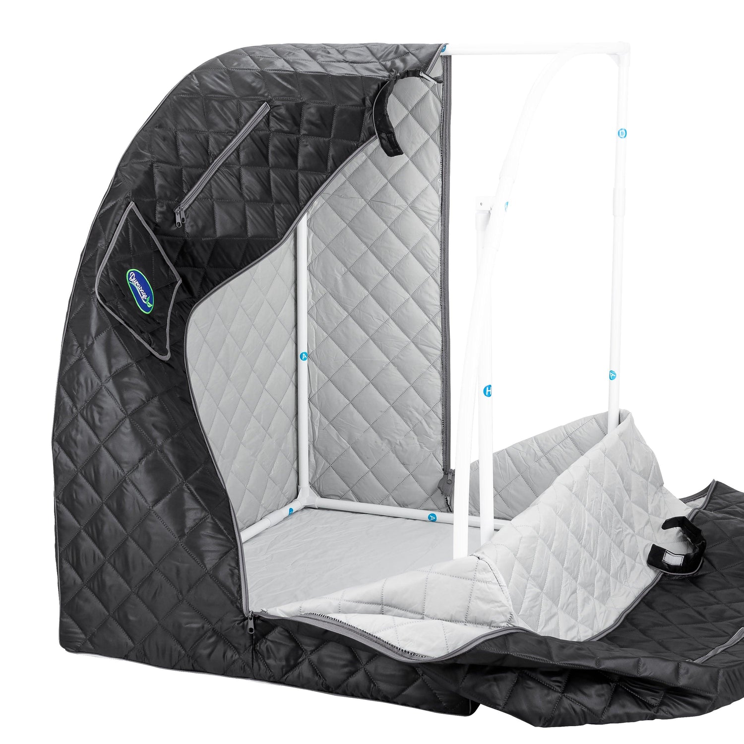 Personal Steam Sauna for Weight Loss, Detox &amp; Relaxation at Home, Chair Included - (Black)